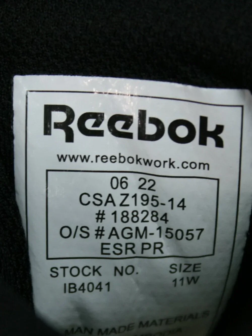Reebok mens 11